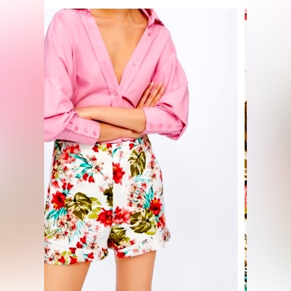 Zara Pants - Zara Ruffle Hem Shorts